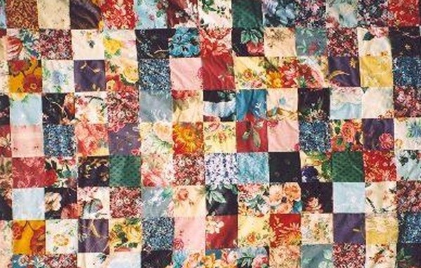 Victorian Colourway Patchwork Memorial Quilt